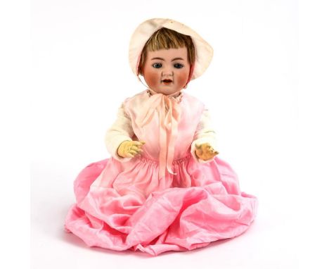 Charakterbaby "Mein Lieblingsbaby". Kämmer & Reinhardt. Kopfmarke: K & R Simon & Halbig 126 56. Um 1914.             Biskuitp