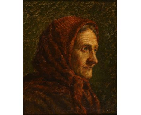                     MOEST,             Hermann(1868 Karlsruhe - 1945 Berlin)    FrauenbildnisÖl/Leinwand. Rechts unten signie