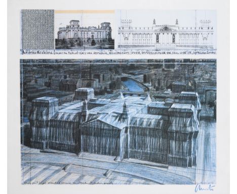                     CHRISTO, (1935 Gabrowo - 2020 New York City).            JEANNE CLAUDE(1935 Casablanca - 2009 New York Ci
