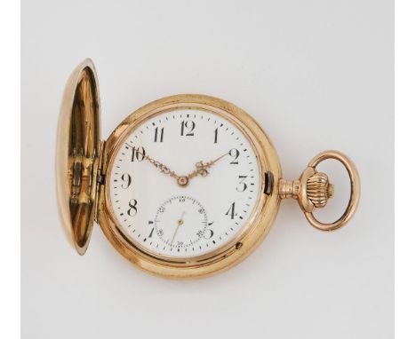             Gold-Savonnette. IWC, International Watch Company. Schaffhausen 1903. Werk-Nr. 291943, Gehäuse-Nr. 317549, Innend