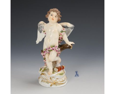 Gefesselter Amor. Meissen. Knaufschwerter, ab 1850-1924, 1. Wahl. Modell-Nr.: R 123. Entwurf: 1898.                     HELMI
