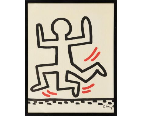                     HARING,             Keith (1958 Reading - 1990 New York City)    3 von 6 Werken der "Sali-Adalat, Bayer-S