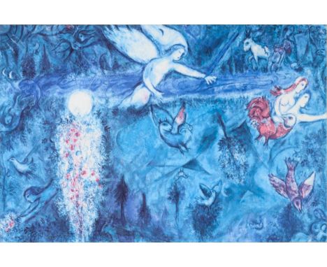                     CHAGALL,             Marc (nach)(1887 Ljosna - 1985 Saint-Paul-de-Vence)    "Der Engel vertreibt Adam und