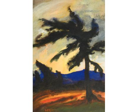                     HENDRICH,             Hermann(1856 Heringen/Harz - 1931 Schreiberhau)    Herbststimmung im BrockengebietA