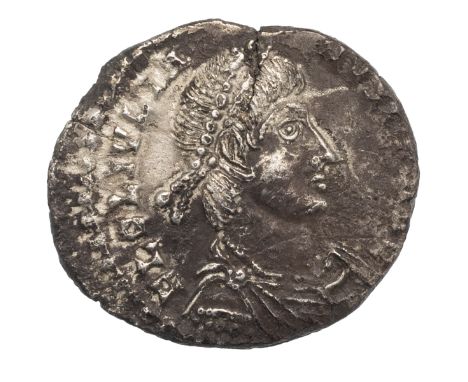 360-363 AD Julian II, the Apostate, silver AR Siliqua. Obverse: diademed draped bust of the Emperor with legend around. Rever