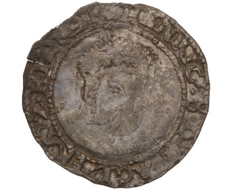 1547-1551 Edward VI in the name of Henry VIII silver Southwark mint Groat with roses in forks (S 2404). Obverse: three-quarte