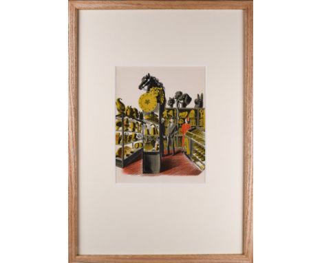 Eric Ravilious (British, 1903-1942) Theatrical Properties 1938 Original lithograph, from 'High Street', printed at the Curwen
