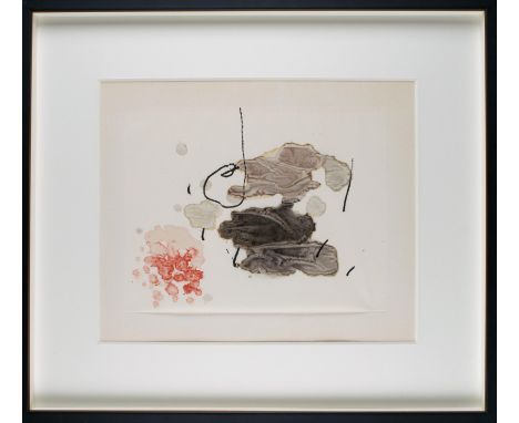Joan Miró (Spanish, 1893-1983) Tracé sur l'Eau, Maeght, Paris, 1963 (D. 350; M. 382; Cramer 82)  Colour lithograph based on u