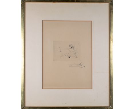 Salvador Dali (Spanish, 1904-1989 Les Amours de Cassandre Lithograph&nbsp; Signed in pencil lower right  Dimensions: (Frame) 