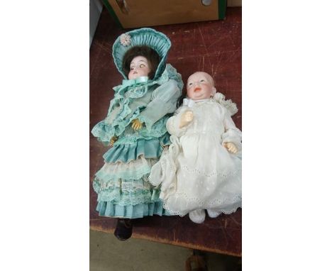 Two dolls; K+R 36 100 Kammer & Reinhardt and German C3 (2)