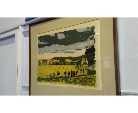 Edwin La Dell, 1914-1970, Lithograph print, 'Sedbergh', 61/100, signed in pencil, 44cm x 60cm
