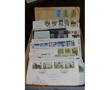 A selection of vintage collectable philatelic first day stamp sets