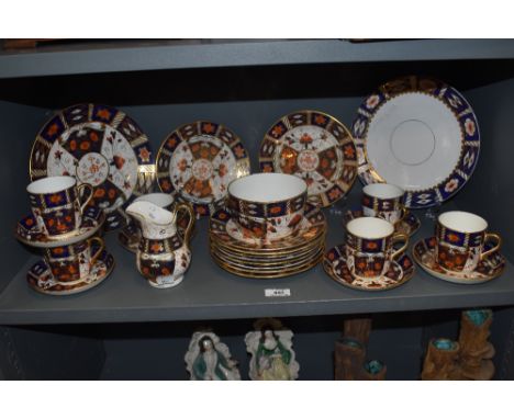 A Fords and Pointon Imari pattern 2614 part tea service in good condition.