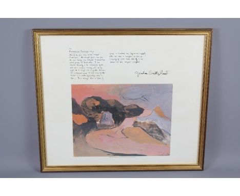 A Pair of Graham Sutherland Prints. The first entitled ' Pembrokeshire Landscape' and the second 'Study of Horus, both publis