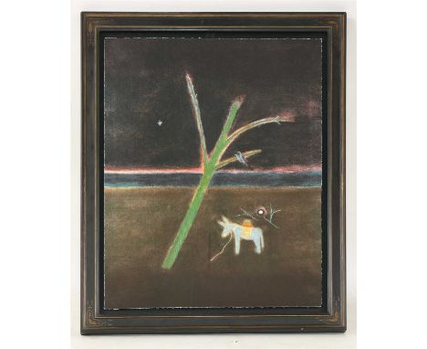 *Craigie Aitchison RA (1926-2009) 'DONKEY' Screenprint in colours, with inscription AP IV/X 2003 on a label attached to the r