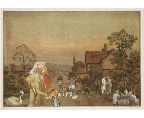 *Sir Peter Blake RA (b.1932) 'VILLAGE FÊTE' Screenprint in colours, 1999, signed and numbered 51/100 in pencil, from the 'Kin