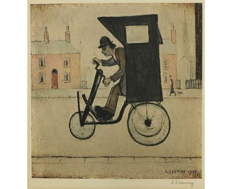 *Laurence Stephen Lowry RA (1887-1976) THE CONTRAPTION Limited edition print in colours, 1975, signed in pencil, from the edi