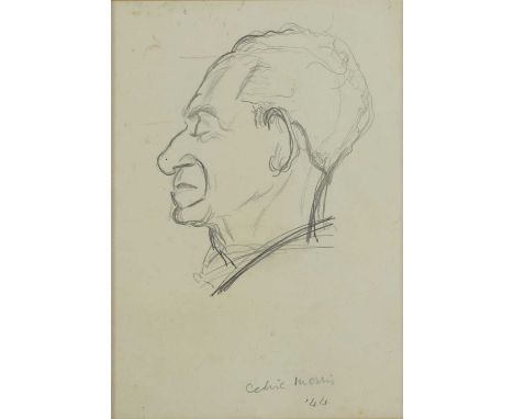 *Kathleen Hale (1898-2000) PORTRAIT OF CEDRIC MORRIS IN PROFILE Inscribed and dated 'Cedric Morris '44', pencil 20.5 x 14cm P