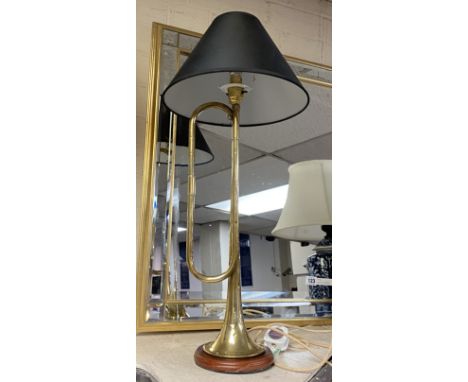 TRUMPET TABLE LAMP 55CMS APPROX EXCLUDING SHADE