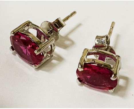 RUBY STUD EARRINGS