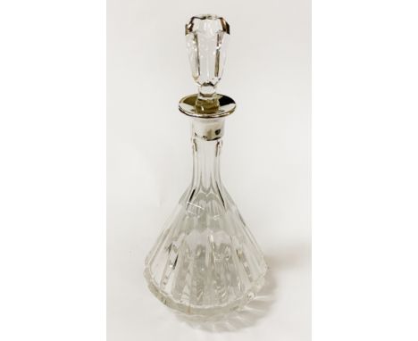 ROYAL DOULTON Portuguese Crystal Brandy Decanter Hand Cut Georgian Style  BOXED