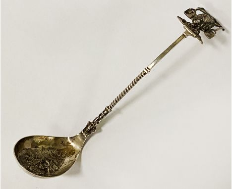 DUTCH SILVER LADLE