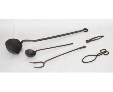 Quantity of iron pouring tools