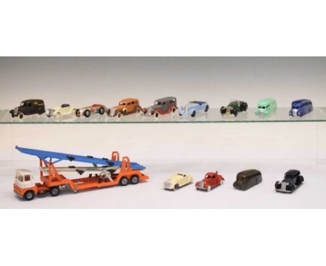 Quantity of mainly Meccano Dinky Toys and other diecast model vehicles to include; 'Holland Coachcraft', Sunbeam Talbot, Toot