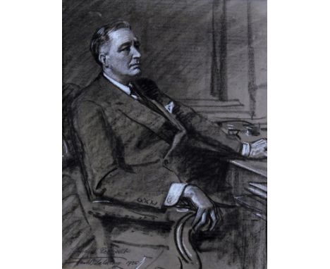 ‡ Frank O. Salisbury CVO (1874-1962)  Thirteen portrait studies of sitters including President Rosevelt; King Peter of Serbia