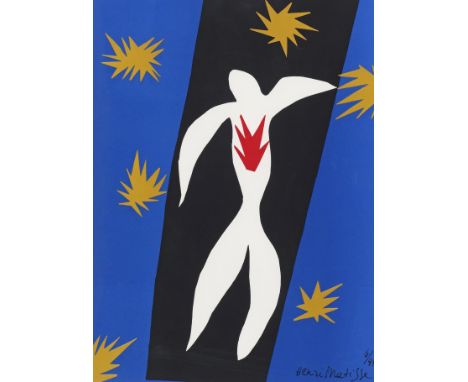  ‡ Henri Matisse (French 1869-1954) The fall of Icarus (La Chute d’Icare) Signed and dated 6/43 in the print Lithograph with 