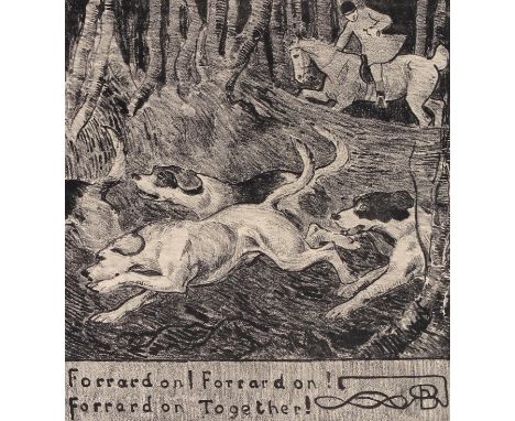  ‡ Robert Bevan (1865-1925) Forrard On!, 1898 Lithograph, from an edition of possibly 20 18 x 16cm Provenance: By descent to 