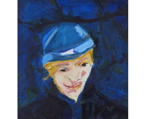  ‡ Philip Sutton RA (b.1928) Jacob Sutton Signed, titled, dated 1963 and dedicated For Jacob from PS 1965  verso Oil on canva