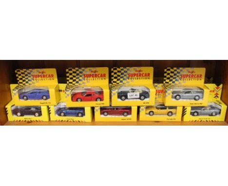 Maisto Sports Car Collection and Maisto Super Car Collection 14 boxed examples