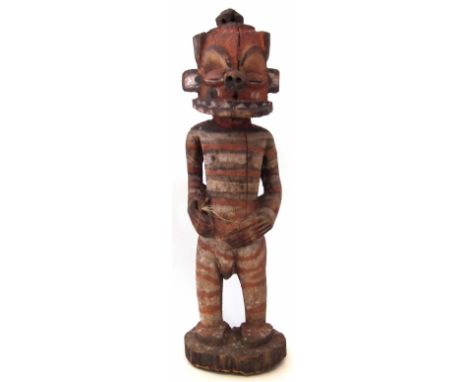 Pende figure, 57cm high       All lots in this Tribal and African Art Sale are sold subject to V.A.T. Therefore £100 hammer p