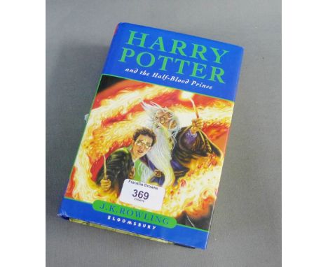 J.K. Rowling 'Harry Potter and the Half Blood Prince', first edition hardback 