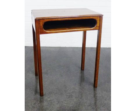 Mahogany side table, 70 x 55cm 