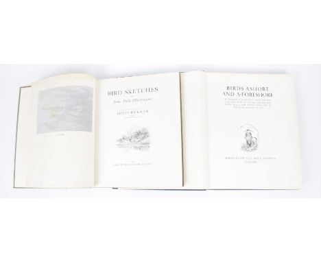 Chalmers Patrick R "Birds ashore and aforeshore"With sixteen coloured illustrations and many black and white drawing by Winif