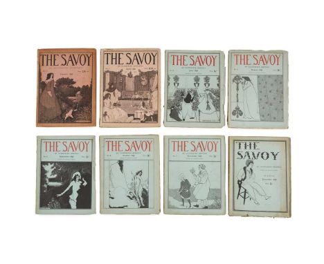 Beardsley, Aubrey  The Savoy, an Illustrated Quarterly numbers 1-8 (all published). London: Leonard Smithers, 1896 (January-D