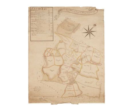 Manuscript estate plans, Perthshire, Forfarshire, and Fife Baikie, Brydieston, Cardean, Meigle Plan of the Estate of Baikie, 