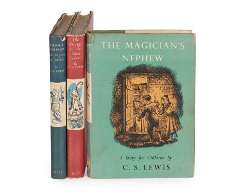 Lewis, C. S. Prince Caspian; The Voyage of the Dawn Treader; The Magician's Nephew London: Geoffrey Bles [-The Bodley Head], 