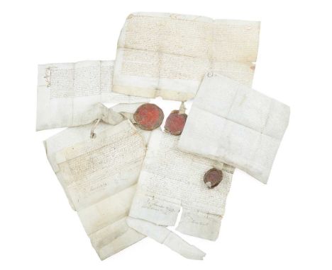 Scotland Collection of deeds and indentures, 16th-19th century 20 on vellum, approx. 30 on paper, mainly 18th century, a larg