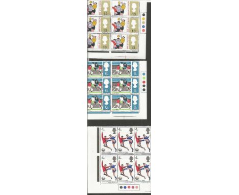 Football stamps. Traffic light pairs