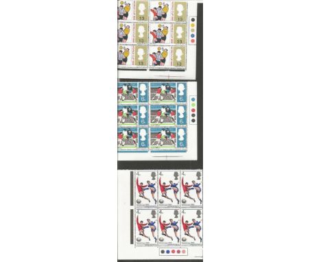 Football stamps. Traffic light pairs