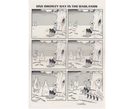 Mad Comic Don Martin. Limited edition 16x12 signed print by Mads Maddest Artist. 
