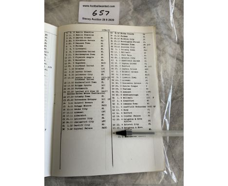 West Ham 56/57 Complete Set Of Home Football Programmes: Excellent condition set. Programme numbers 1 - 65 only lacking numbe