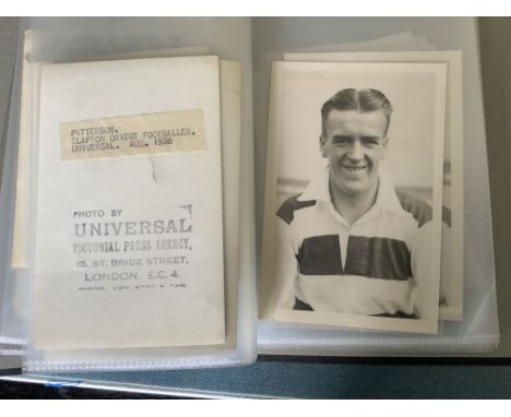Clapton Orient 1930s Football Press Photos: All roughly postcard size with press stamps to rear including Universal and City 