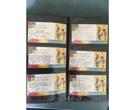 Euro 96 Football Tickets: All 31 matches of the famous Euro Tournament from the opening ceremony through to the Final with ev