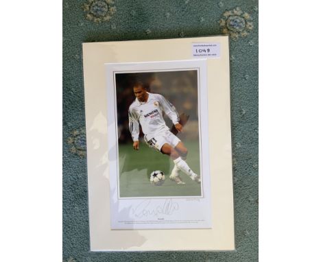 Sold at Auction: Ronaldo Nazario Hand Signed Brazil National Team