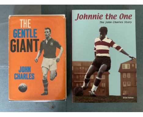 John Charles Wales Signed Football Book: The Gentle Giant hand signed without dedication which is a first edition from 1962. 