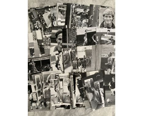Leicester City Football Press Photos: Great action shots and player portrait in black and white some with press stamps to rea